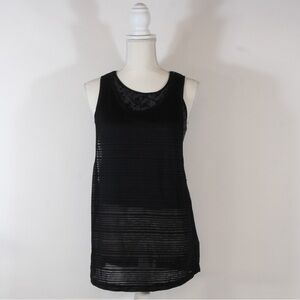 Tangerine Active 2-in-1 Tank Top Black & Snake Soft Athletic Top